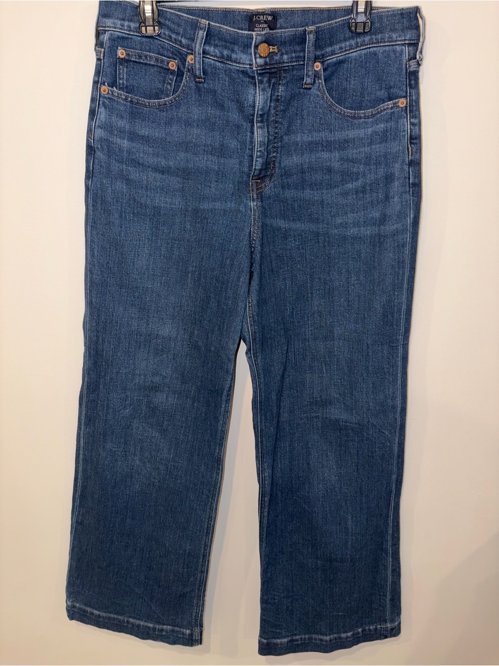 J. Crew Classic Wide Leg Jeans